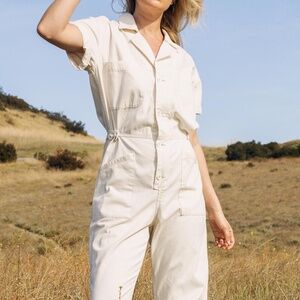 Pistola Ivory Jumpsuit in cotton